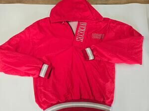Vintage 90s Legends Athletic Ohio State Buckeyes Pullover Jacket L